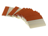 10x Soft Kunststoff Rakel Folienrakel mit Wildleder Filzkante A46S